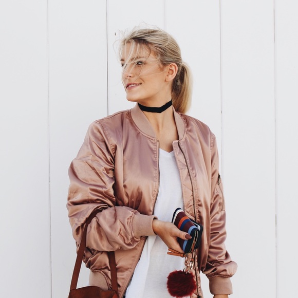 Jackets & Blazers - Pink bomber jacket
